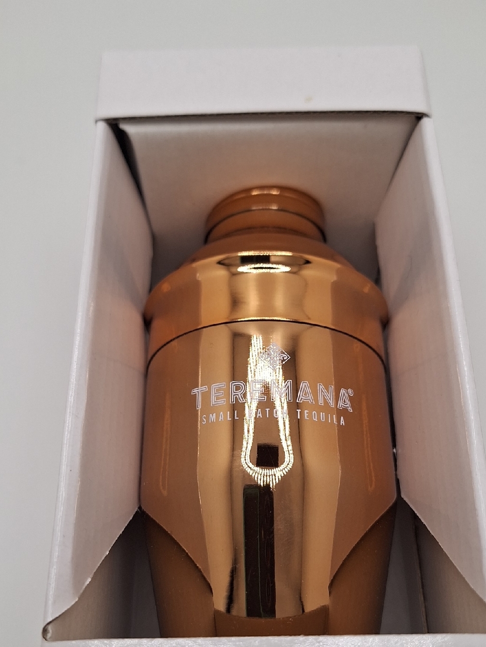 Teremana Small Batch Tequila Copper Tone Drink Shaker